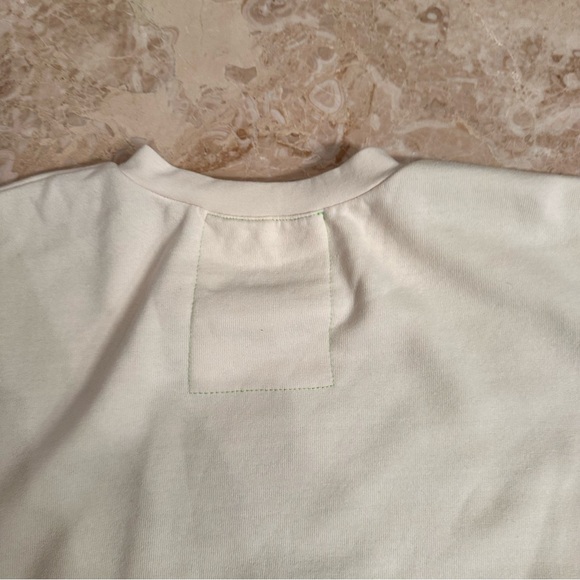 Aviator Nation Cream Sweater with Rainbow Stripes - Picture 8 of 9